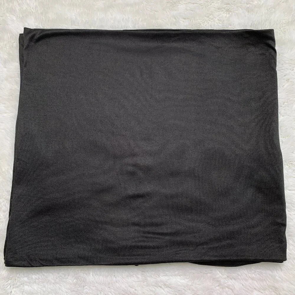 New Beyond Yoga Black Infinity Hidden Pocket Scarf
